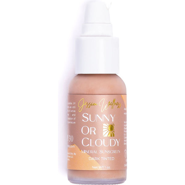 Sunny or Cloudy 30 SPF - Mineral Sunscreen (Dark Tinted)